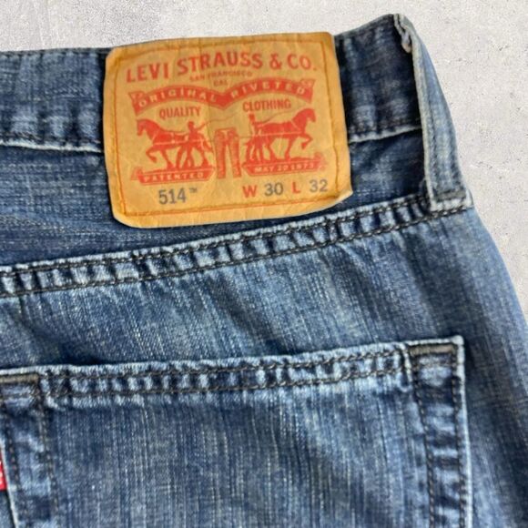 Men’s 514 Levi’s Blue Jeans - Size 30/32 - Picture 4 of 5